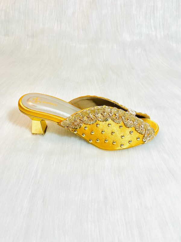 Women Festive kitten block Heel - Image 7