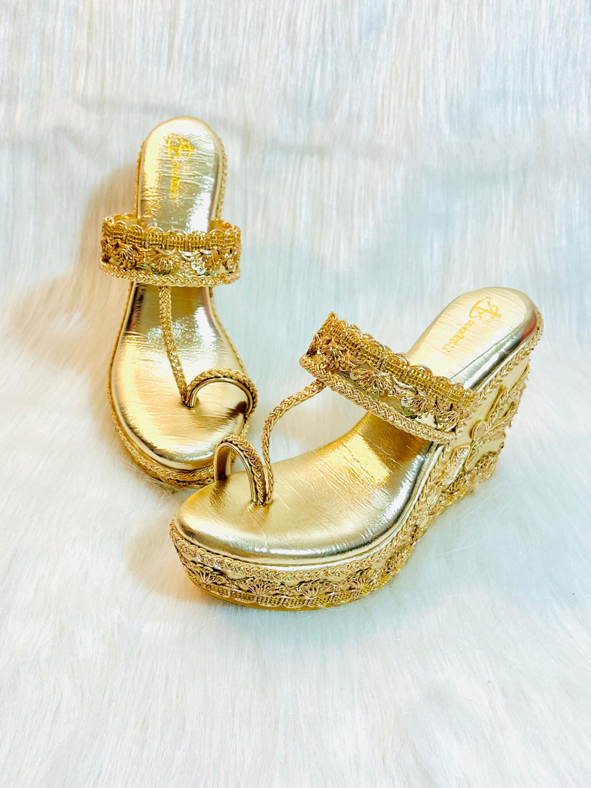 Women Bridal wedges - Image 7