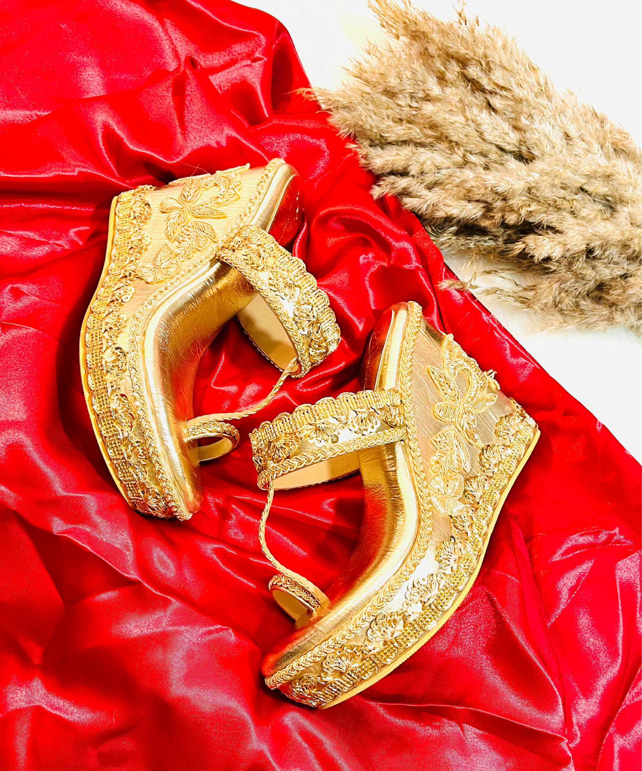 Women Bridal wedges