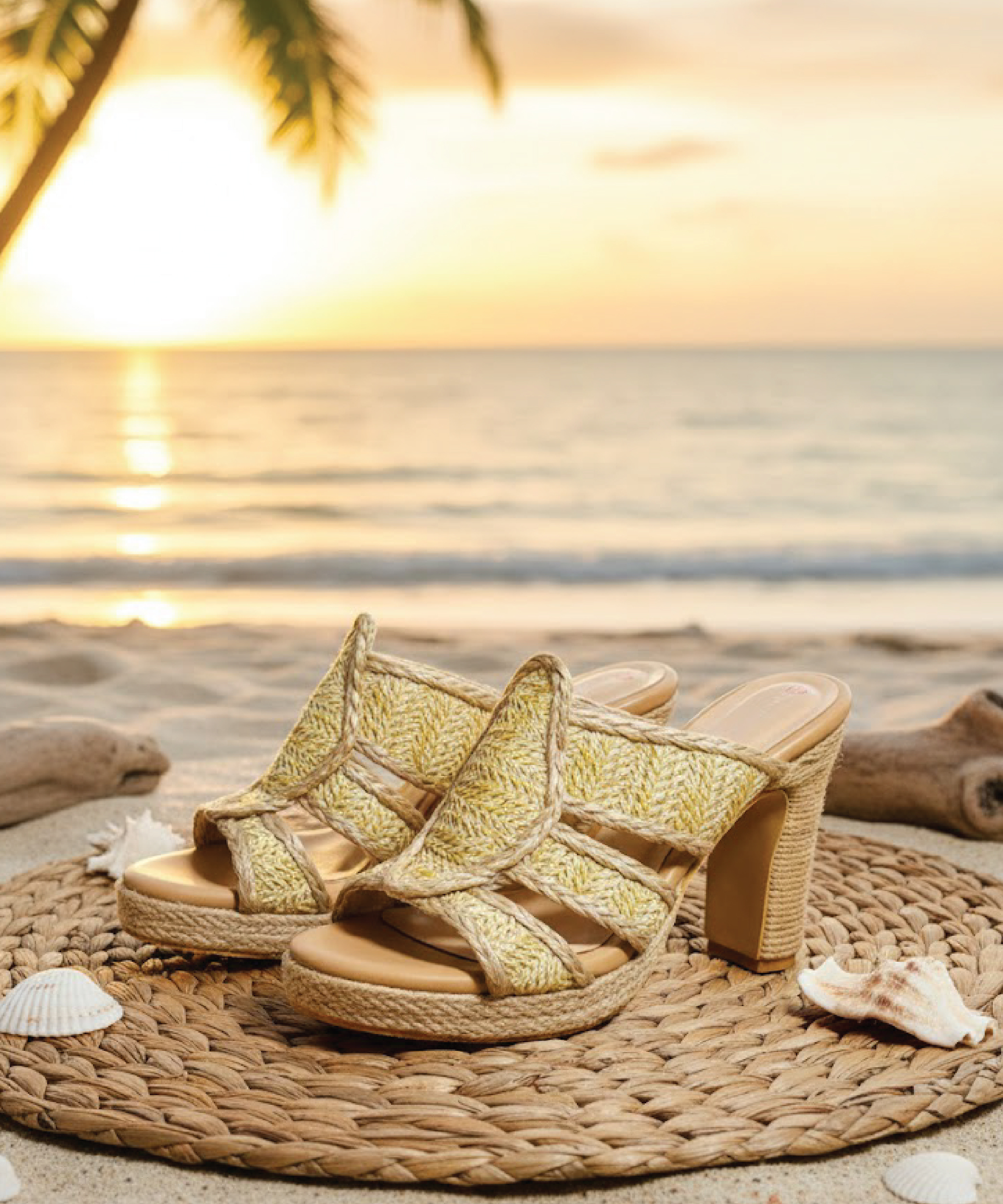 Lattice Resort Heels for Women – Sustainable Beach & Holiday Footwear